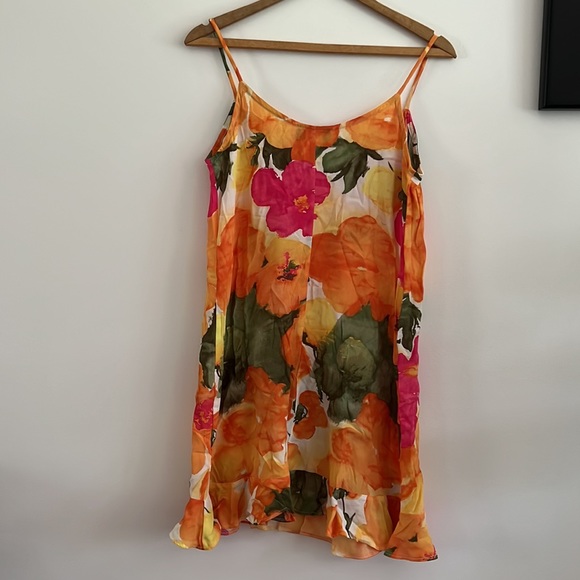 Antonio Moreno Couture Miami Floral Slip Dress - Picture 3 of 4
